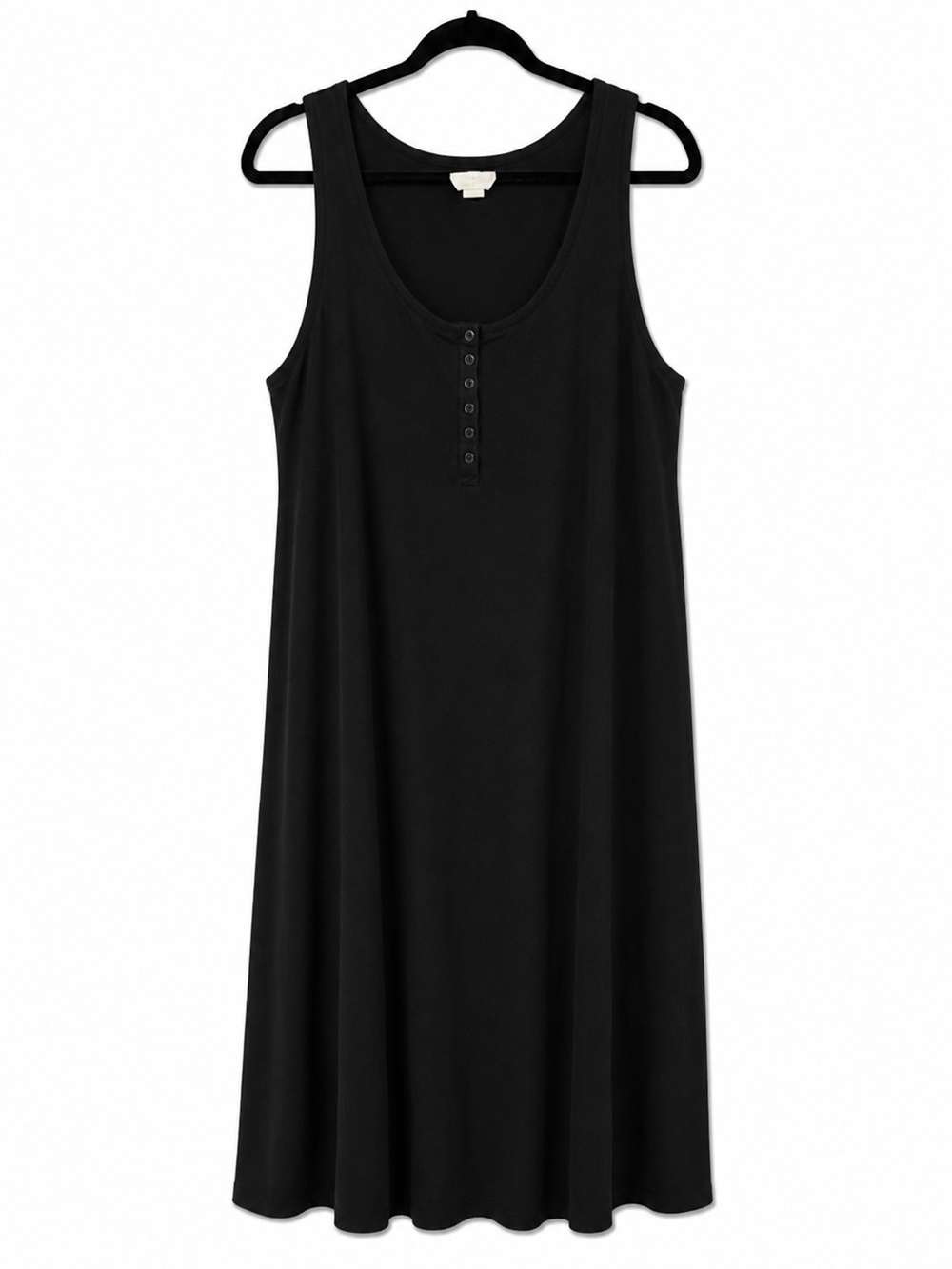 Universal Thread Black Ribbed Knit Top